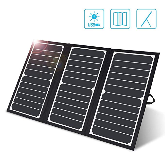 Renogy 21W Solar Charger, Dual USB Outdoor Solar Panel Charger Portable, 2-USB Port and Water-Resistant Phone Charger for iPhone Xs/Xr/8, iPad, Galaxy, Nexus, Pixel, and More