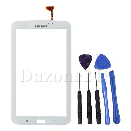 DAZONE 7.0 Touch Screen Digitizer For Samsung Galaxy Tab 3 3G WIFI T210R T210 T210L T211 T217A   7 Tools(White)