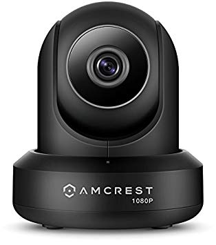 Amcrest ProHD 1080P POE (Power Over Ethernet) IP Camera with Pan/Tilt, Two-Way Audio, Optional Cloud Recording, Wide 90° Viewing Angle and Night Vision IP2M-841EB (Black) (Certified Refurbished)