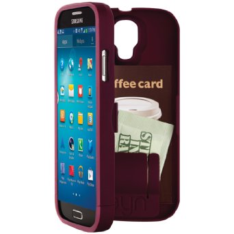 EYN Everything You Need Protective Case with Built-In Storage for Samsung Galaxy S4 - Syrah Discontinued by Manufacturer