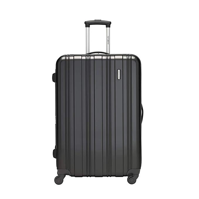 Samsonite Phoenix 1 Spinner Large Expandable Luggage, Black, Checked – Large (Model: 117477-1041)