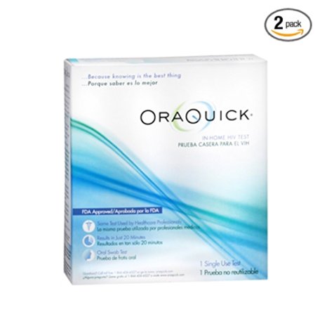 ORAQUICK In-Home HIV Test 1 ea (Pack of 2)