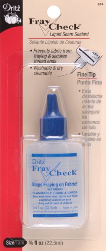 Dritz 674 Fray Check Liquid Seam Sealant, 0.75-Ounce