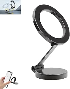 Ultra Magnetic car Phone Holder-for All Cell Phones,magsafe car Mount, 2024 New Car Phone Holder,360 Rotation Metal Phone Holder, Car Phone Holder Mount (Black)