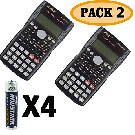 2 Pack J-so 0001 Scientific Calculator,Money-Back Guarantee