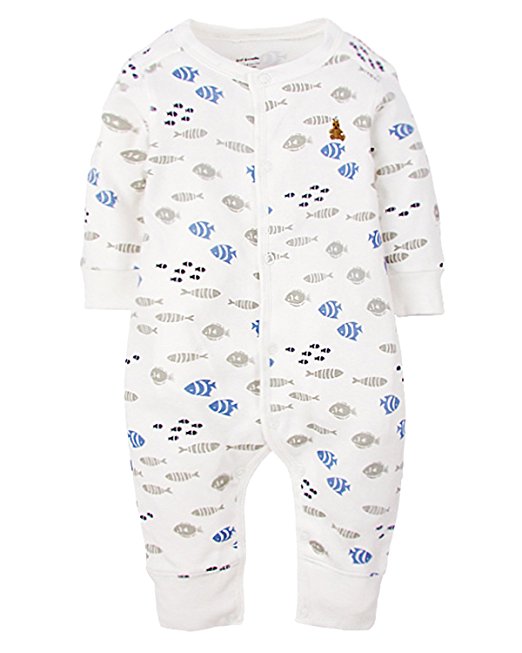 Kidsform Unisex Baby Cotton Print Romper Coveralls Sleep 'N Play Bodysuits Jumpsuit Playsuit