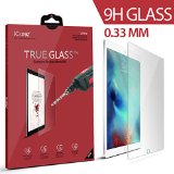Apple 129 iPad Pro Screen Protector iCarez Tempered Glass Highest Quality Premium Easy Install With Lifetime Replacement Warranty - Retail Packaging 2015