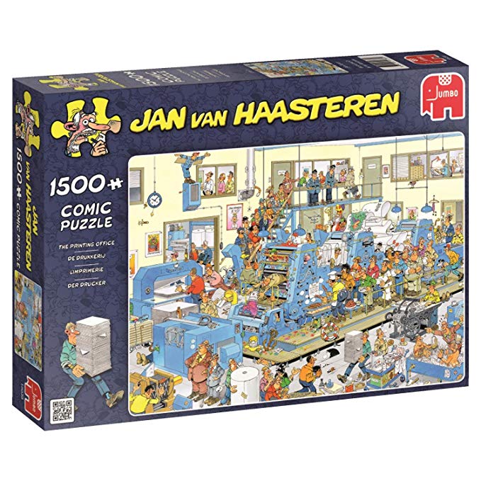 Jumbo Jan Van Haasteren the Printing Office Jigsaw Puzzle (1500 Piece)