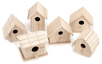 Neww Assorted Wood Birdhouse- Neww