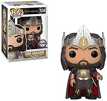 Pop Movies: Lord of The Rings King Aragorn Funko Pop! Exclusive