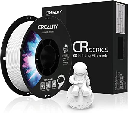 CREALITY Official 3D Printer Filament, PETG Filament 1.75mm No-Tangling, Strong Bonding and Overhang Performance Dimensional Accuracy  /-0.02mm, 2.2lbs/Spool