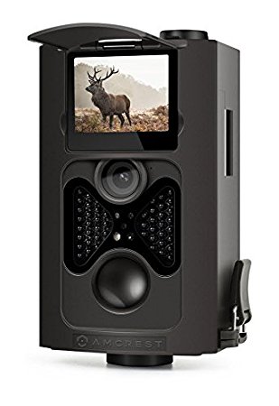 Amcrest ATC-802 720P HD Game and Trail Hunting Camera - 8MP Dynamic Capture, Integrated 2" LCD Screen, High-Sensitivity Motion Detection with Long Range Infrared LED Night Vision up to 65ft