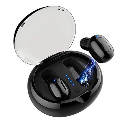 Wireless Bluetooth Earbuds - Sweatproof Stereo Sport Headsets Hight Quality Headphone Premium Sound with Charging Case Secure Fit - Easy to Pair Apple Iphone, Samsung and Other Phone - Turandoss