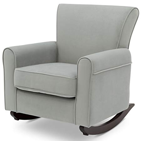 Delta Children Lancaster Rocking Chair Featuring Live Smart Fabric, Mist