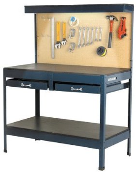 Multipurpose Workbench with Lighting and Outlet