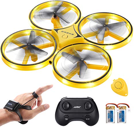 SGILE RC Quadcopter with LED, 360°Flip Watch Gravity Sensor Throw Flying with IR Obstacle Avoidance