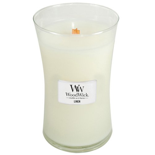 WoodWick Candle Linen Large Jar