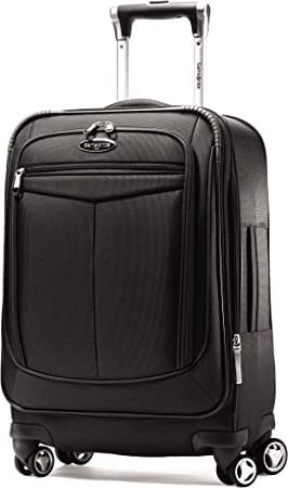 Samsonite Luggage Silhouette 12 Ss Spinner Exp 21 Wheeled Luggage,Black 22"