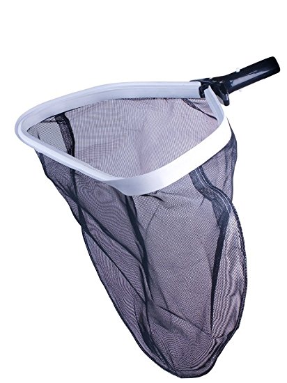 MILLIARD Pool Leaf Rake with Deep Bag, Professional Heavy Duty Mesh Net, Commercial Size