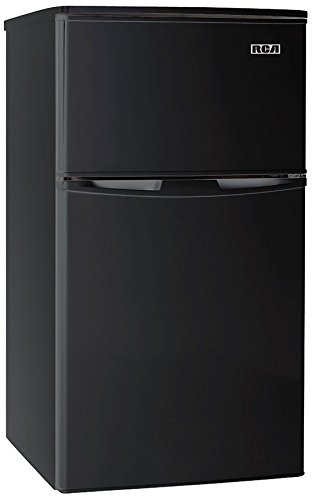 RCA-Igloo 3.2 Cubc Foot 2 Door Fridge and Freezer, Black