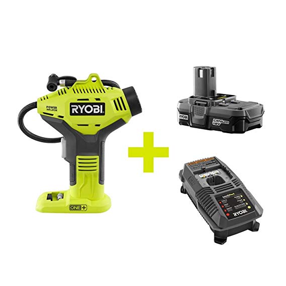 Ryobi 18-Volt ONE  Power Inflator Kit