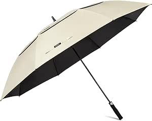 G4Free 47/54/62/68 Inch UV Protection Golf Umbrella Auto Open Vented Double Canopy Oversize Extra Large Windproof Sun Rain Umbrellas