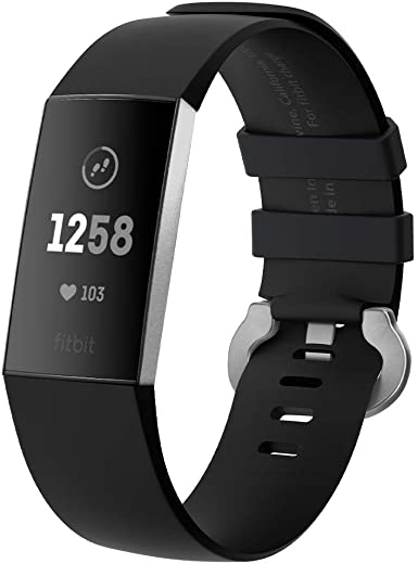 Spigen Air Fit Designed for Fitbit Charge 3 Band (2018) - Black