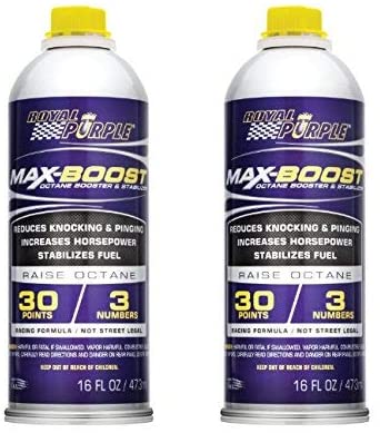Royal Purple 11757 Set of 2 Max Boost Octane Booster 16-Ounce Bottles