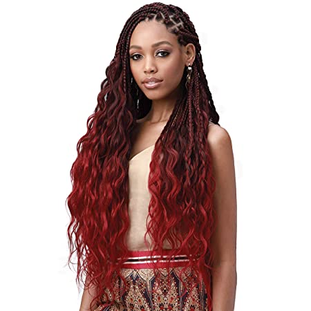 MULTI PACK DEALS! Bobbi Boss Synthetic Hair Braids Pre-Feathered 3X King Tips Body Wave 28" (5-PACK, T4/30)