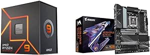 AMD Ryzen 9 7900X   GIGABYTE X670 AORUS ELITE AX Motherboard