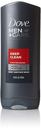 Dove Men Plus Care Deep Clean Body Wash & Face Wash 13.5 Oz (3 Pack)