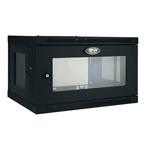 Tripp Lite 6U Wall Mount Rack Enclosure Server Cabinet with Acrylic Glass Window, 16.5" Deep, Switch-Depth (SRW6UG)