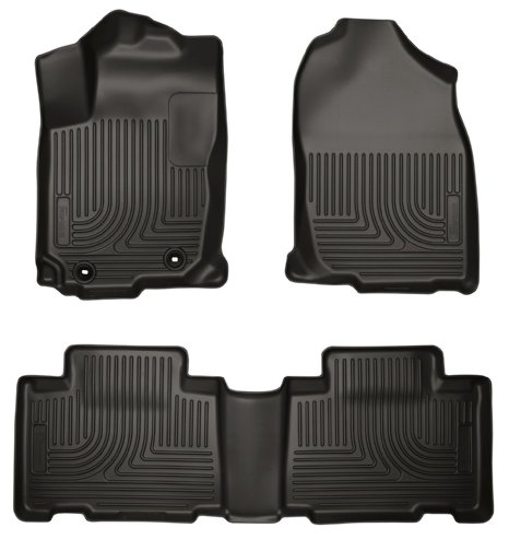 Husky Liners 98971 WeatherBeater Black Front and 2nd Seat Floor Liner