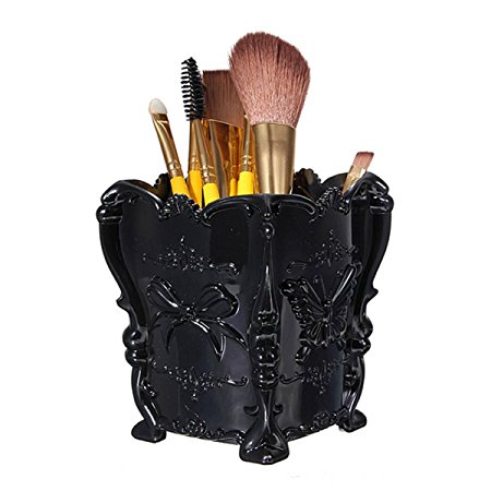 Brush Holder LuckyFine Butterfly Acrylic Makeup Holder Box Cosmetic Storage Holder Organizer Brush Pencil Pen Containers Display Stand,Makeup Organizer,Makeup Cup