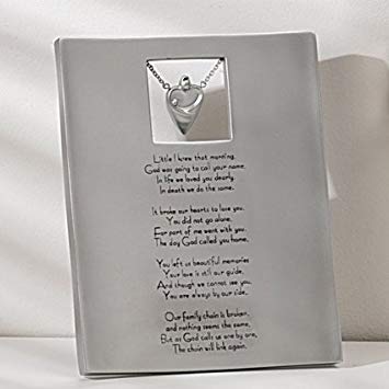 8" Bereavement Memory Plaque with Verse
