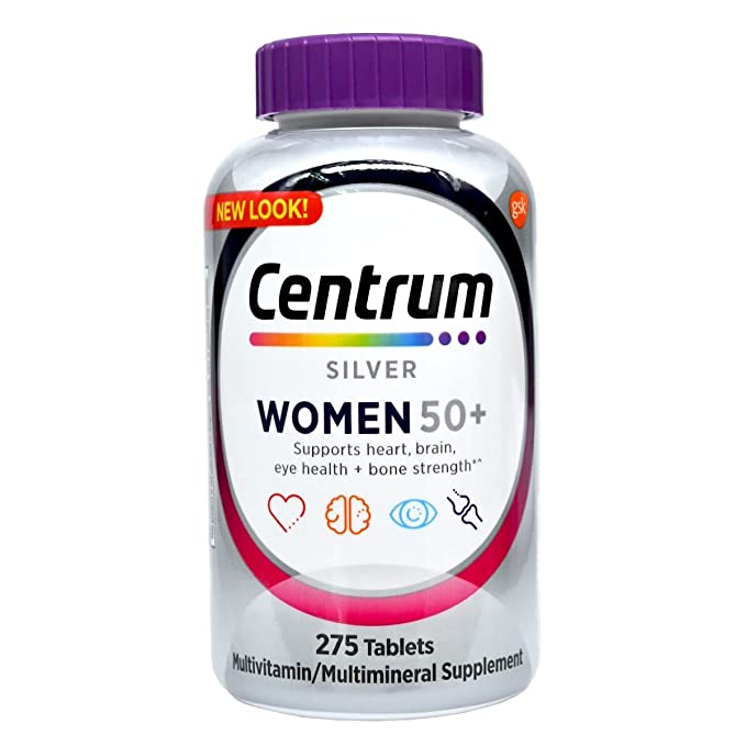 Centrum Silver Women 50  Multivitamins - 275 Tabs (Purple)