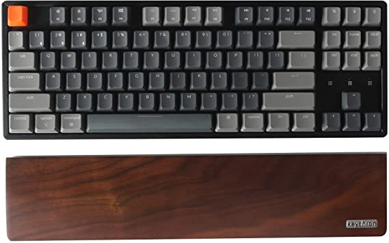 Wooden Palm Rest for Keychron K8 Bluetooth Mechanical Keyboard