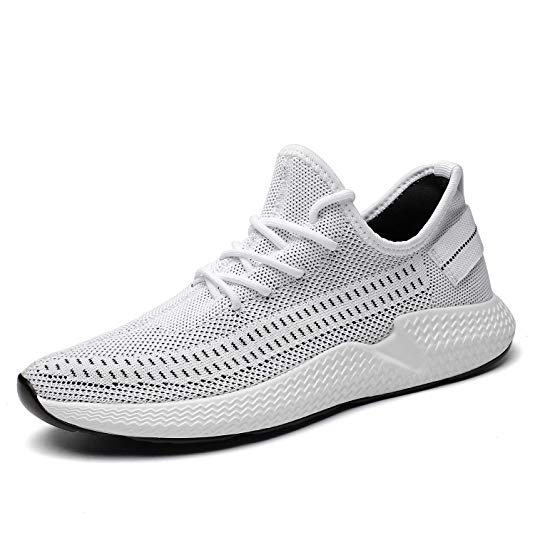 Kvovzo Mens Walking Athletic Shoes Comfort Casual Sneaker Trail Running Shoe for Men Tennis Baseball Racquetball Cycling