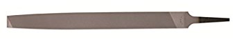 Nicholson Rectangular Mill Hand File, Single Cut, American Pattern, Bastard Cut, 6" Length (Pack of 1)