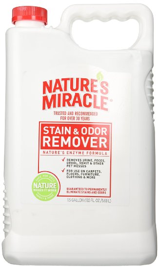 Natures Miracle Pet Stain and Odor Remover 1-12-Gallon