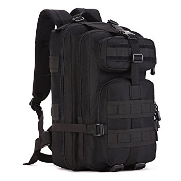 FlyHawk 40/30 L Tactical Backpacks Large Waterproof Rucksack M0LLE Military Bug Out Bag