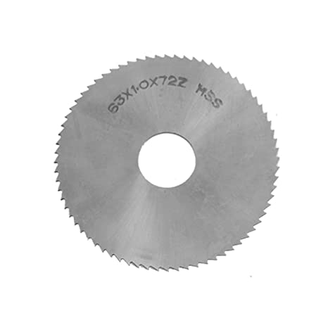 uxcell a11081600ux0132 63mm x 1mm x 16mm 72T Circular HSS Slitting Saw Cutter Cutting Tool