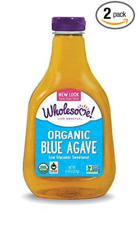 Wholesome Sweeteners Organic Blue Agave, 44-Ounce Bottles (Pack of 2)
