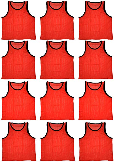 BlueDot Trading Youth Sports Pinnie Scrimmage Training Vest