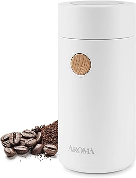 Aroma 40 g. Electric Compact Coffee Grinder (ACG-107), White