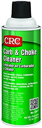 CRC Carb and Choke Cleaner, 12 oz Aerosol Can, Clear