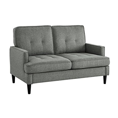 Dorel Living Marley Loveseat, Gray