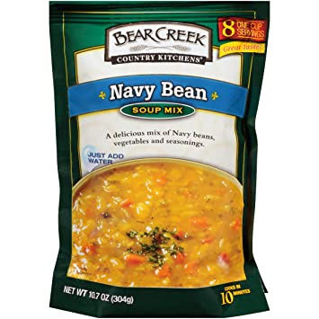 Bear Creek Soup Mix, Navy Bean, 10.7 Ounce