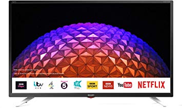 Sharp 2T-C32BG3KG2FB 32 Inch Full HD LED Smart TV with Freeview Play, 3 x HDMI, 2 x USB, Scart, USB Record