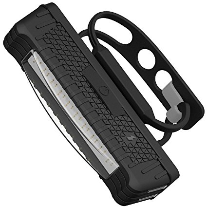 LED Waterproof Bike Light | 300 Lumens Super Bright Bike Tail Light Best for Night Riders | Slim, Compact & Mountable USB Rechargeable Safety Light for Bikes, Helmets & Outdoor Gear